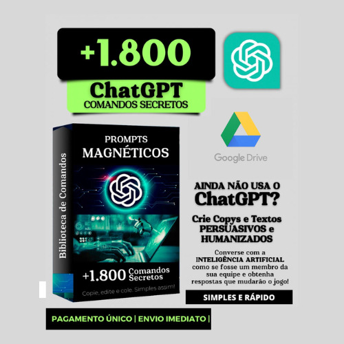 Chatgpt +1.800 Prompts Para Dominar Qualquer Nicho