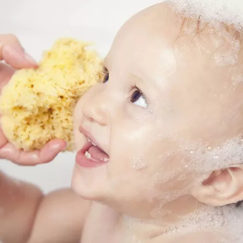 Esponja Natural Para Bañar Bebés.