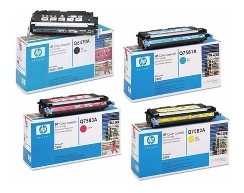 Toner Original Hp 503a Q6470a Q7581a Q7582a Q7583a