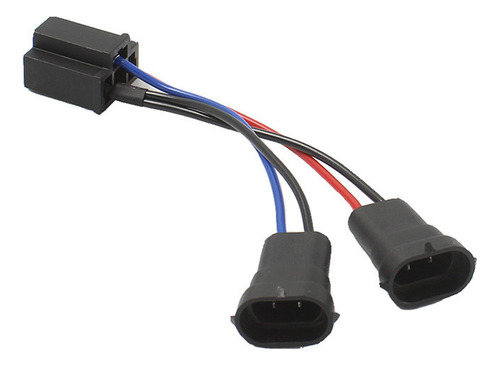 1 Par De Adaptadores Macho H9/h11 A Conector Hembra H4 De 3