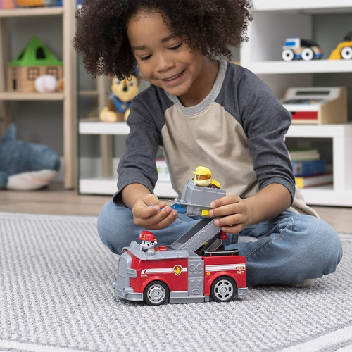 Paw Patrol, Chase Carro Policia 2 En 1 Transforma 2 Figuras