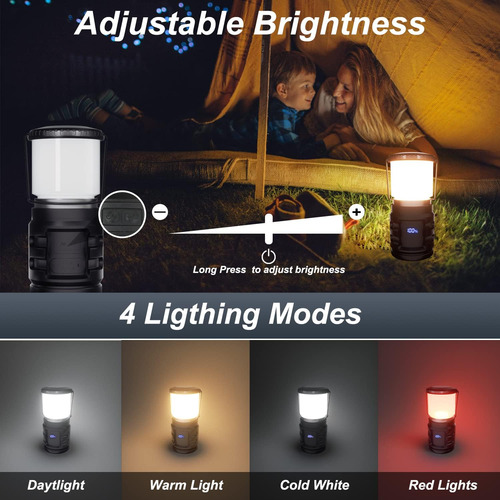 Linterna De Campamento De 8000 Mah Recargable Para Cortes De