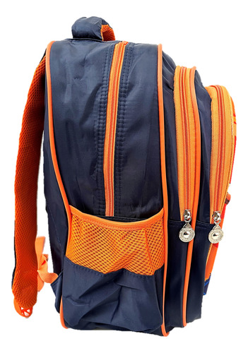 Mochila Goku Dragon Ball Z Set Lonchera+ Lapicera 3d Luz Led Dragon Ball Z Naranja Mochila Goku Combo 3 Piezas