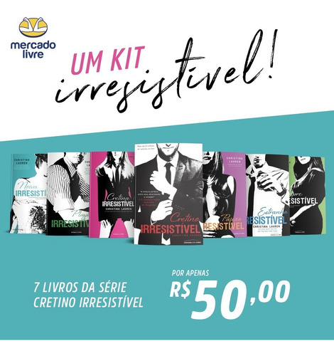 Kit Irresistivel - 07 Livros Serie Cretinos - Pocket