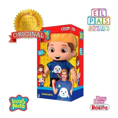 Bonecos - Boneco Luccas Neto Fala 14 Frases - 1079 Bbra