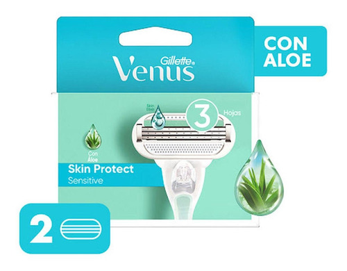 Repuestos Para Afeitargillette Venus Skin Protect Sensitive 