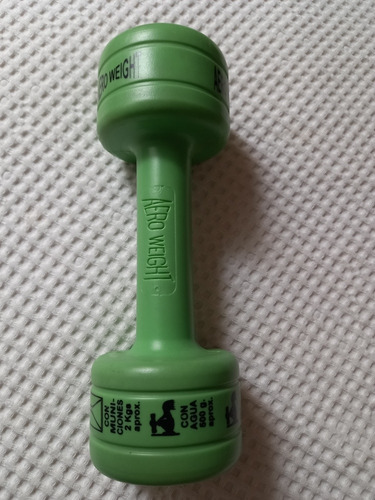 Mancuerna Pvc Recargarse Usada Aeri Weight. Verde. Imperdibl (Usado)