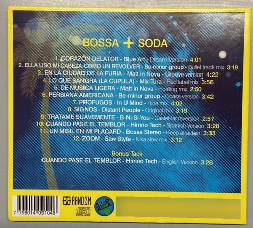Bossa+soda Cd Nuevo Y Cerrado. Exitos De Soda Stereo Remix