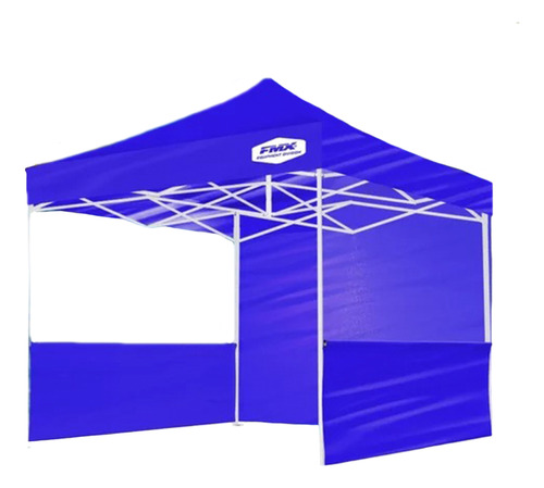 Techo + Paredes Para Gazebo Eqp 3x3 Azul Fmx