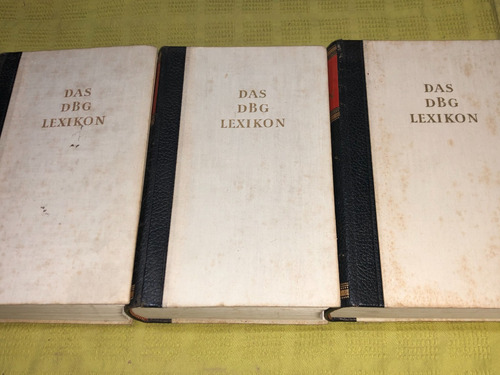 Das Dbg Lexikon 3 Tomos - Deutsche Buch