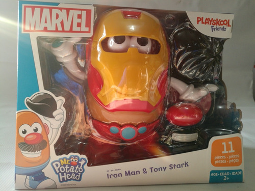 Cara De Papa Marvel Con Disfras De Iron Man Y Tony Stark