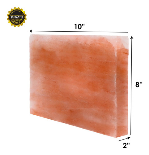 2 Bloques/plancha Para Asar Carne Sal Del Himalaya 10x8x2