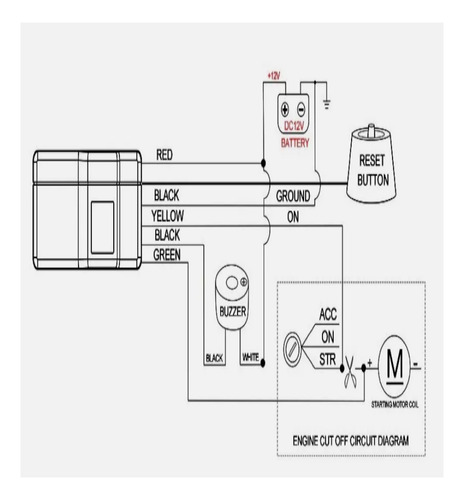 No Más Robos Inmovilizador Rfid De 2.4g Con Corte Decircuito