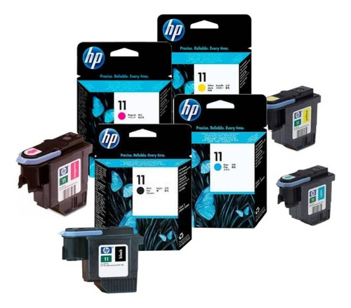 Cabezal Hp 11 Original C4810a C4811a C4812a C4813a X4 Colore