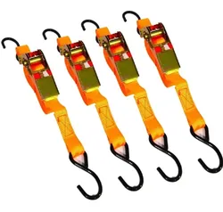 Comprar 04 Fitas Cabo Cinta De Carga 4,5 M Catraca Super Resistente no Mercado Livre
