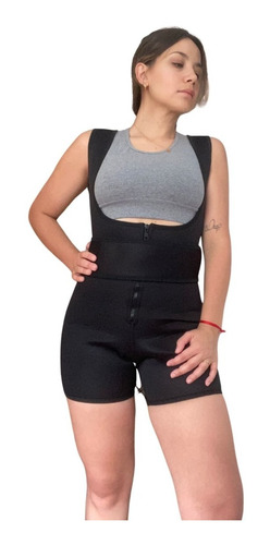 Body Reductor Con Faja Abdominal + Top De Algodon C/lycra!