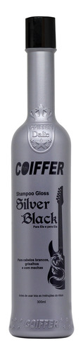 Shampoo Gloss Silver Black Coiffer 300ml