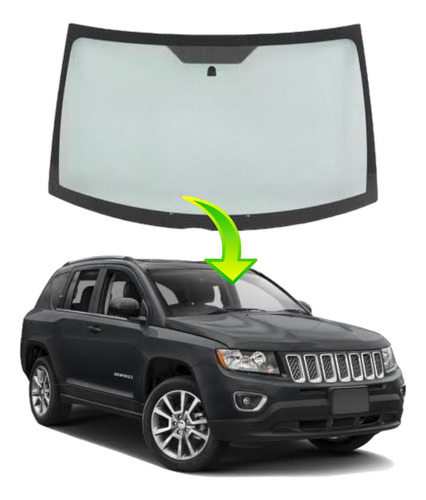 Parabrisas Jeep Compass Sem Sensor 2007 2008 2009 2010 2011