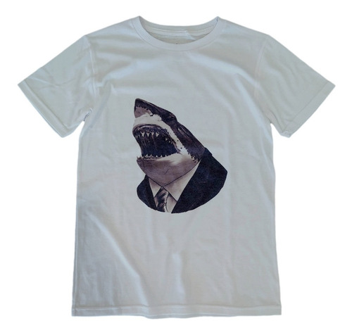 Imagen 1 de 3 de T Shirt Tee King Tiburón Jaws Playera Hombre