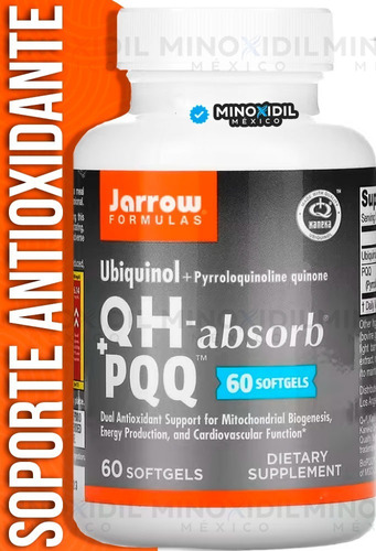 Jarrow Formulas Ubiquinol Qh-absorb + Pqq 60 Softgels