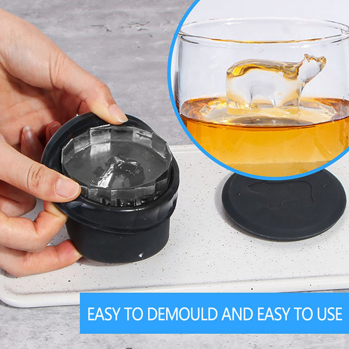 Bandejas De Hielo Whiskey Ice Grandes Para Cócteles, Bandeja