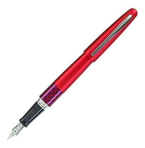 Pluma Estilografica Pilot De 1.0 Mm Retro Pop Red + Caja