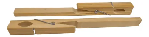 Pinza De Madera Para Sujetar Tubos De Ensayo Laboratorio