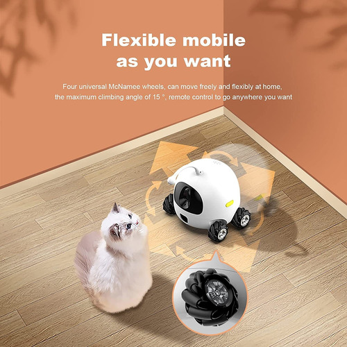 Obexx Smart Pet Camera, Smart Companion Robot For Pets, Dog
