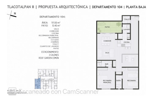Departamento En Venta Roma Sur