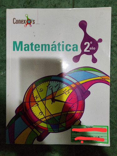 Libro Matemática 2do Año. Santillana Usado