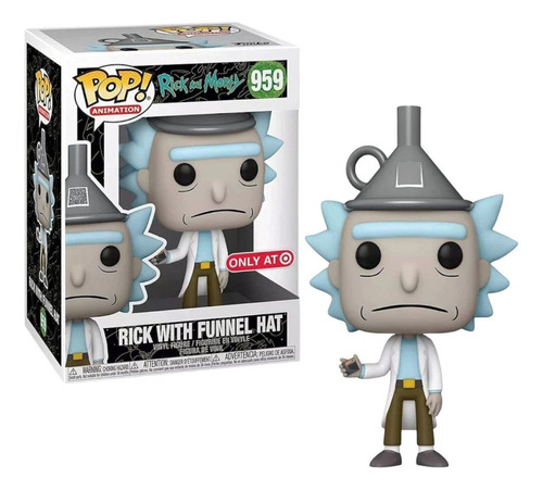 Funko Pop Rick And Morty Rick With Funnel Hat Target