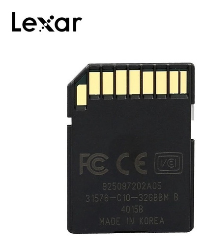 Dois Cartões De Memoria Sdhc 32 E 16gb Classe 10 Lexar/kodak