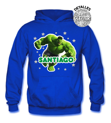 Conjunto Buzo Hulk Avengers Poleron Pantalon Personalizado