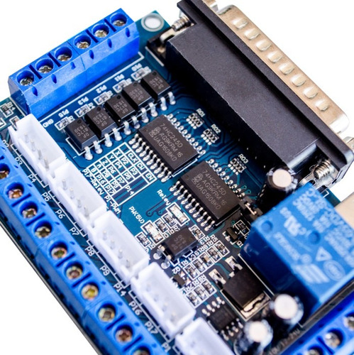 Tarjeta Controladora Cnc Mach3 Puerto Paralelo Para 5 Ejes