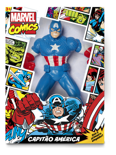 Figura de acción Capitán América Marvel 50cm Articulado de Mimo
