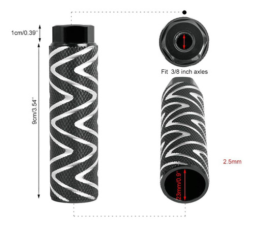 Clavijas Para Bicicleta, 3/8 Pulgadas - 26 Dientes De Aleaci