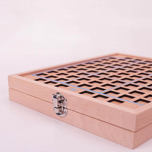 Wooden Sudoku Puzzle Set Sudoku Número De Tablero De