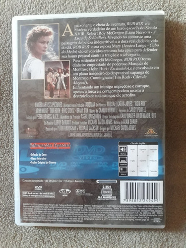 Dvd Rob Roy A Saga De Uma Paixão (1995) - Ótimo Estado (Usado)