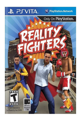Jogo Reality Fighters Ps Vita Mídia Física Lacrado
