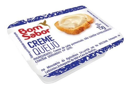 Cream Cheese Em Blister Sache Creme De Queijo 15g Cx - 144un