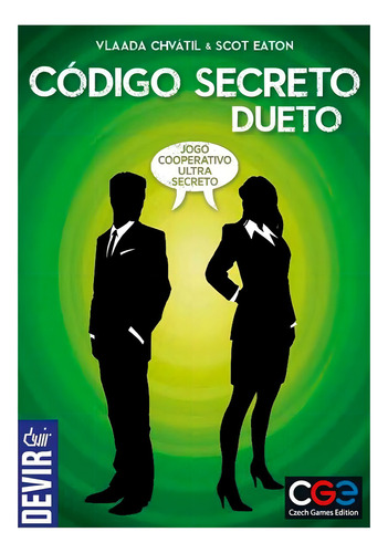 Código Secreto Dueto Jogo De Tabuleiro Devir Portugues