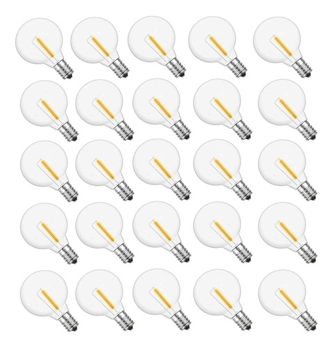 Bombillas De Reemplazo Led De Rincentd G40, 1w Led Plástico