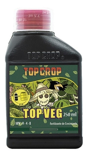 Imagen 1 de 10 de Top Veg 250ml Fertilizante De Crecimiento Top Crop Cogoshop