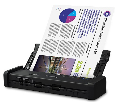 Escaner Epson Workforce Es-200 Duplex Portatil Duplex Color Negro