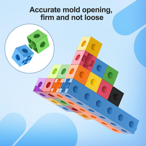 Set Cubos Multiencaje 200pcs + Balde De Transporte Escolar
