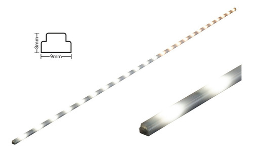 Slimled Stripled Tiras De Led Lampara Led 40cm-l 4w Apg+clvj