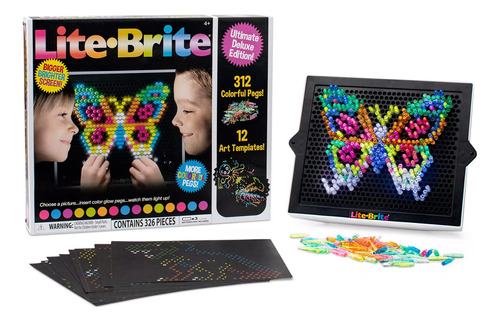 Lite Brite Juego De Luces Magicas Brillantes De Pantalla, Mu