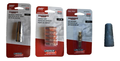 Repuestos Consumibles Antorcha Lincoln K3080-1 Puntas.045