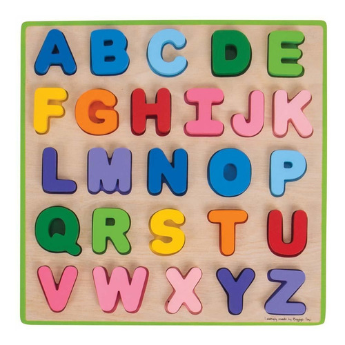 Bigjigs Toys Chunky Alphabet Puzzle Rompecabezas Educativo
