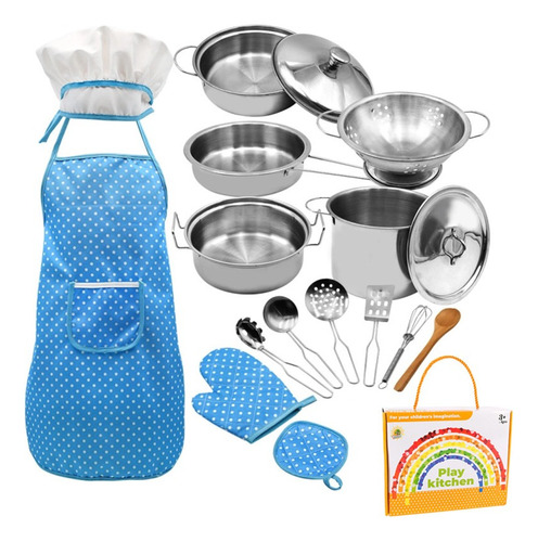 Mini Utensílios De Cozinha Infantis De Simulação De Aço Inox